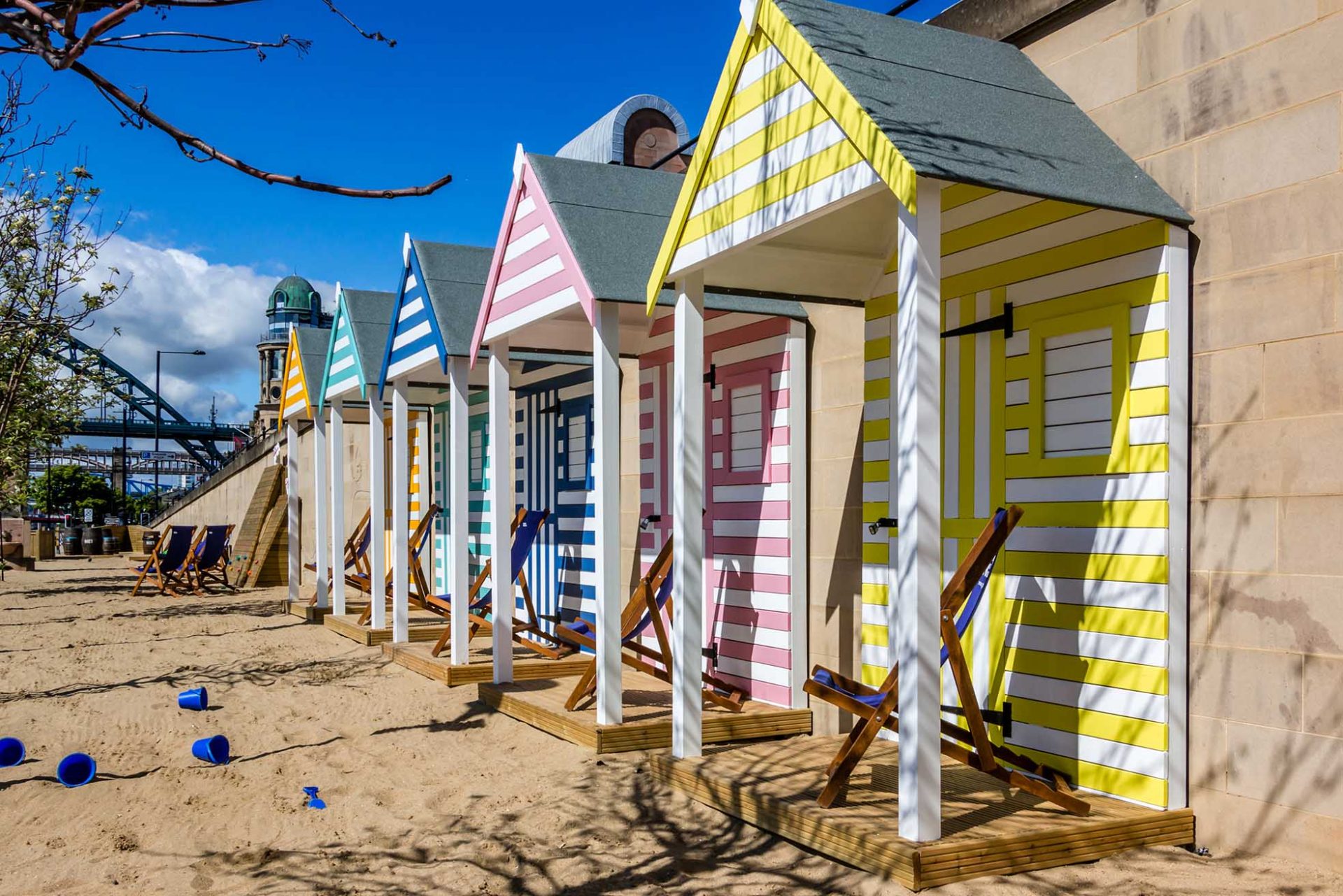 Beach Hut Colouring In Printable
