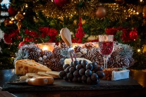Cheese, Port & Grapes Christmas Platter-4101