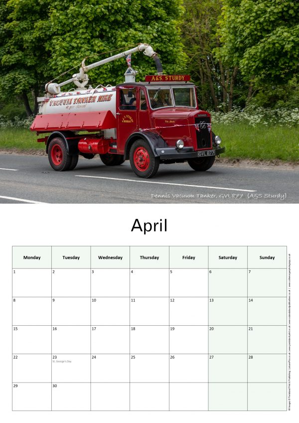 Out & About Publications Old Timers Truck Calendar 2024